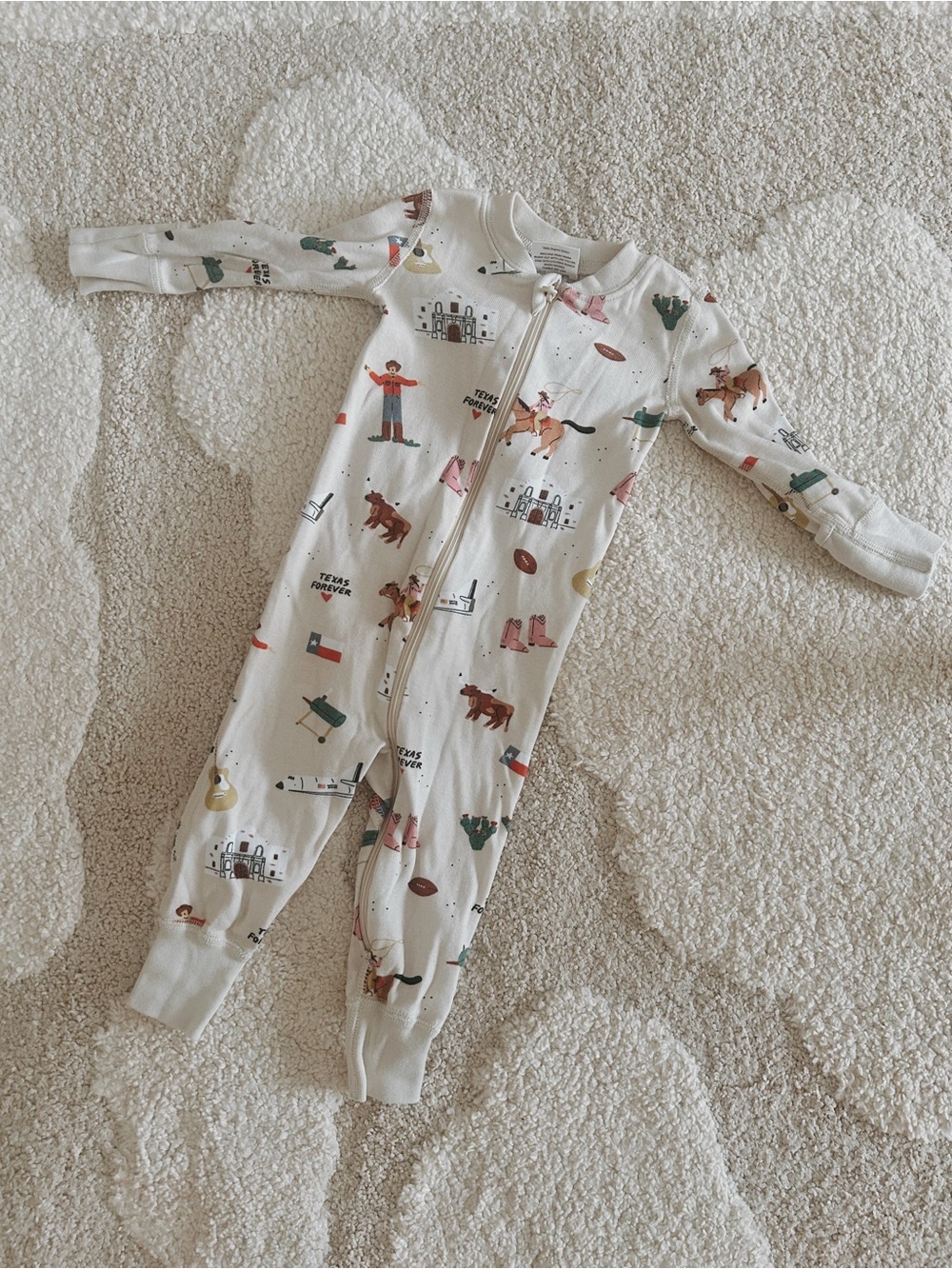 Texas Print Baby Onesie